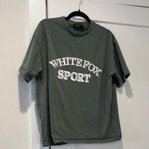 White Fox Green T-Shirt